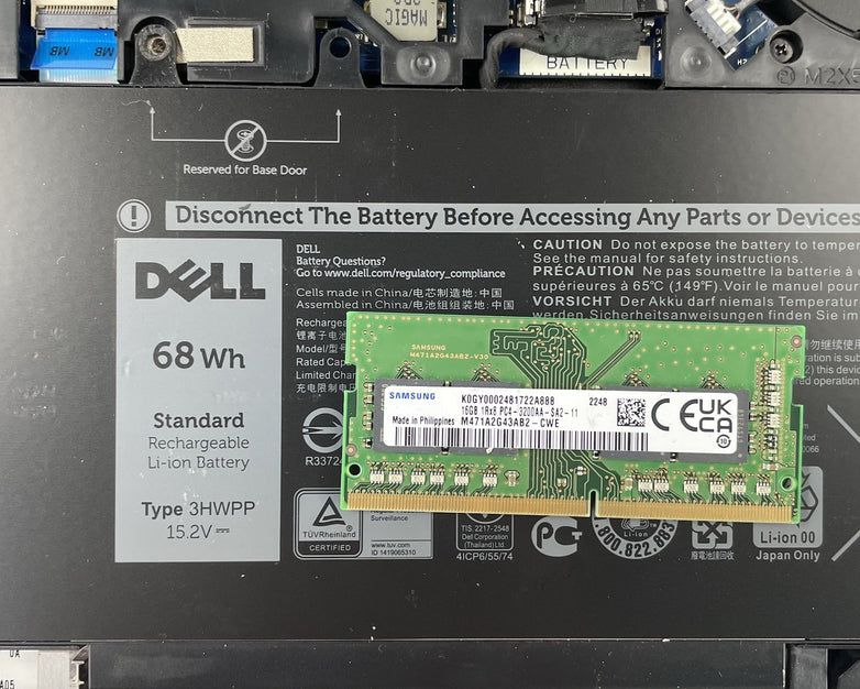 Dell Latitude 5510 15.6" Core i5-10210U 1.60 GHz 16 GB RAM No SSD No OS READ