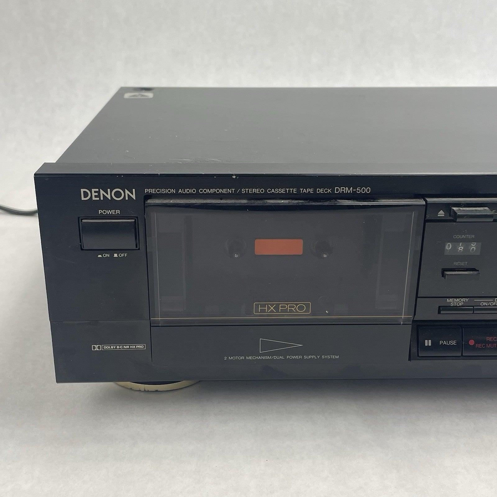 Denon DRM-500 Dolby Stereo Cassette Tape Deck Tested2