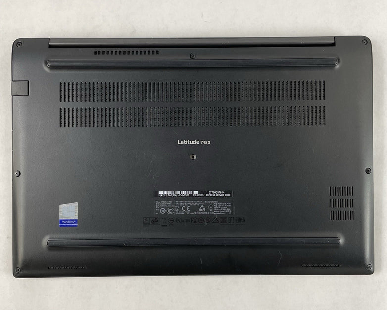 Dell Latitude 7480 14" i7-7600U 2.80 GHz 8 GB RAM No SSD/OS/AC/Batt