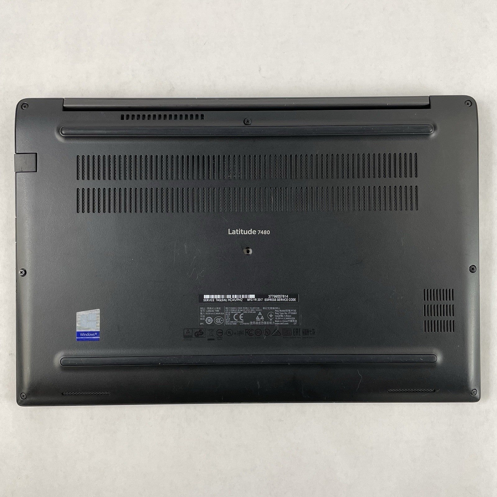 Dell Latitude 7480 14" i7-7600U 2.80 GHz 8 GB RAM No SSD/OS/AC/Batt15