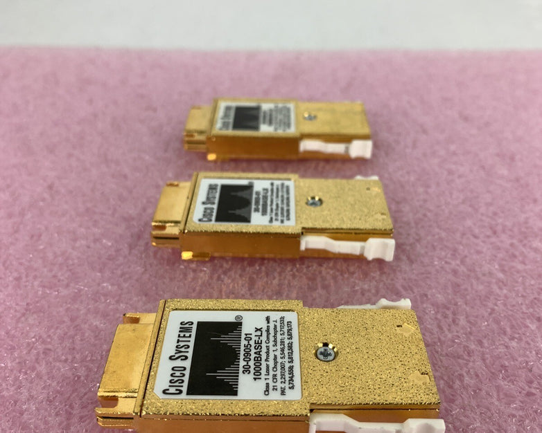 Lot 3 Cisco 30-0905-01 1000Base-LX GBIC Optical Transceiver Module
