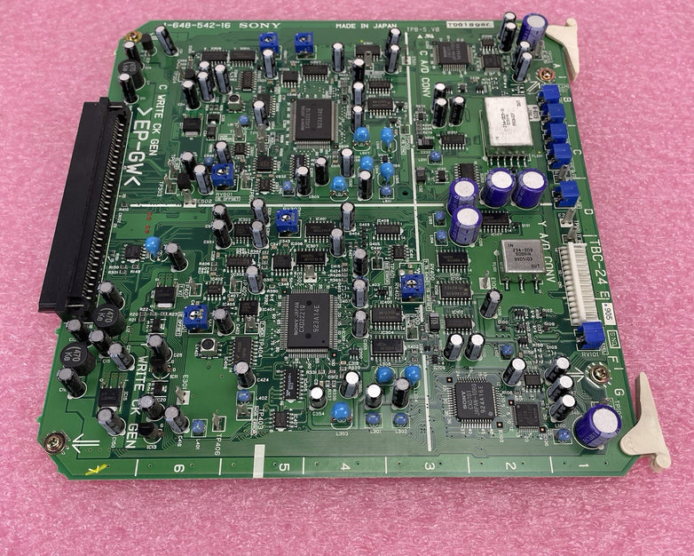 Sony 1-648-542-16 TBC-24 Player Board for Betacam SX Cassette Player