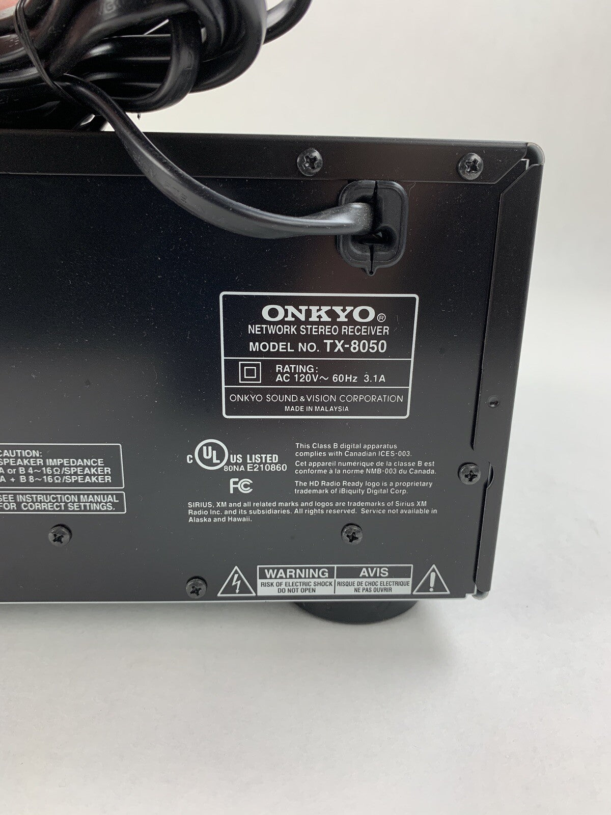Onkyo TX -8050 Network Stereo Receiver In Protection Mode Parts and Repair