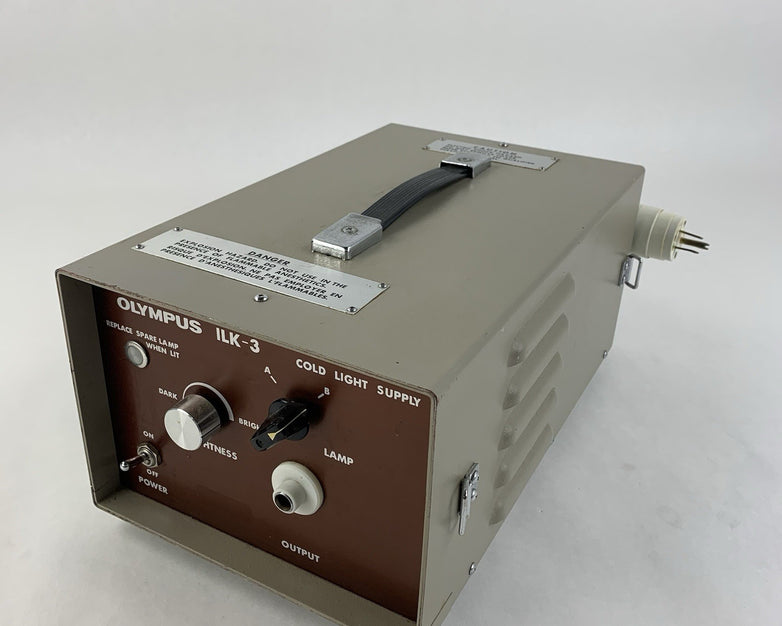 Olympus ILK-3 Cold Light Supply - Powers On - No Lamp Included