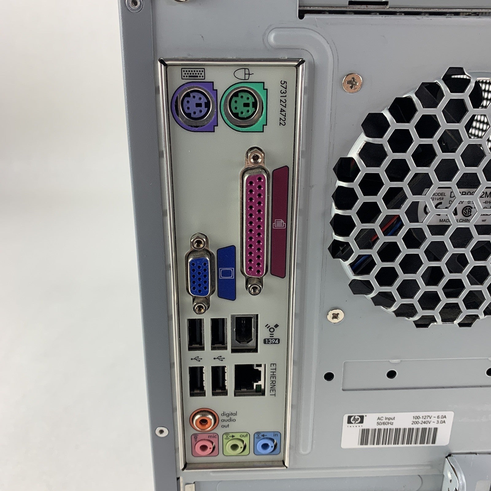 HP Pavilion A1330n Computer AMD Athlon 64 3800+ 2.4 GHz 1 GB Ram No OS No HDD