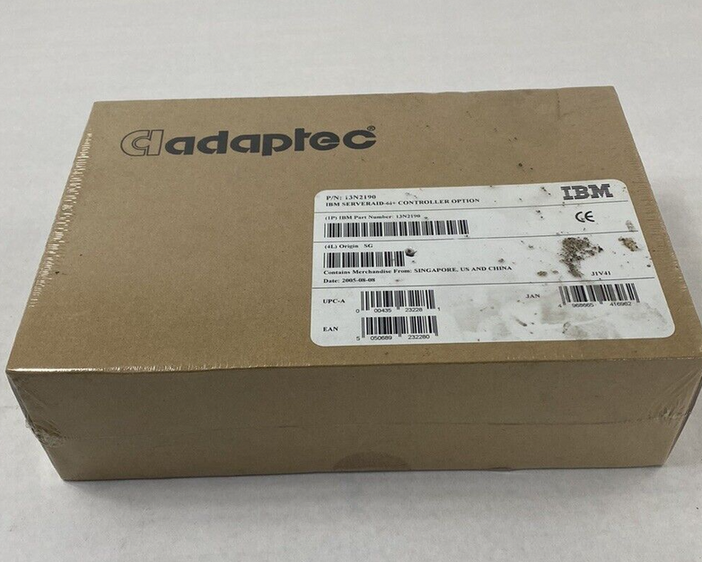 Adaptec IBM ServeRAID-6i + Controller Option P/N: 13N2190 Sealed