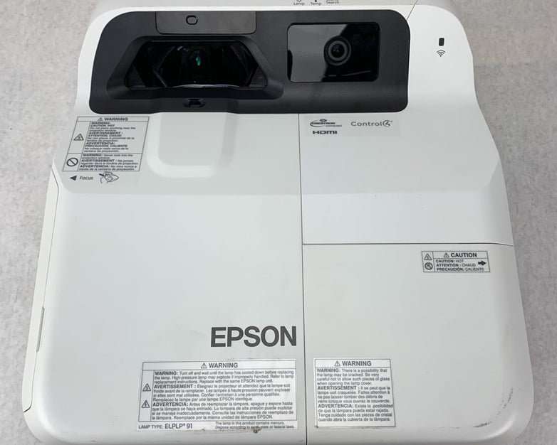 Epson PowerLite 695Wi H740A LCD Lamp Projector 2560 Lamp Hours - No Remote
