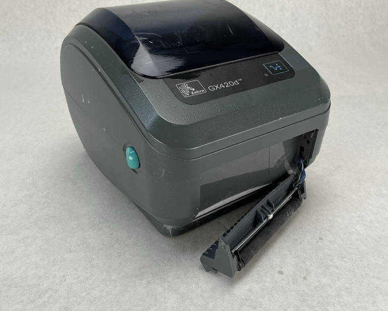Zebra GK420D USB Label Printer GK42-202210-000 Parts or Repair No Printhead