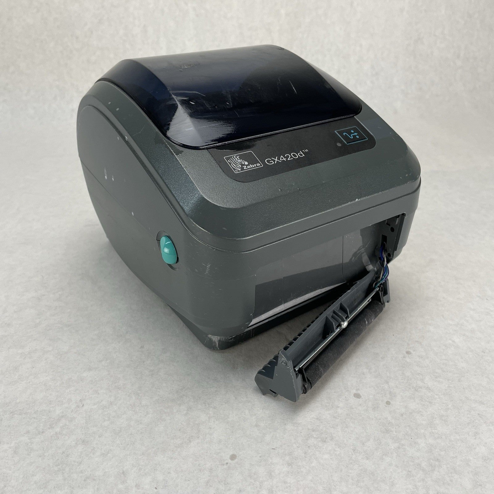 Zebra GK420D USB Label Printer GK42-202210-000 Parts or Repair No Printhead