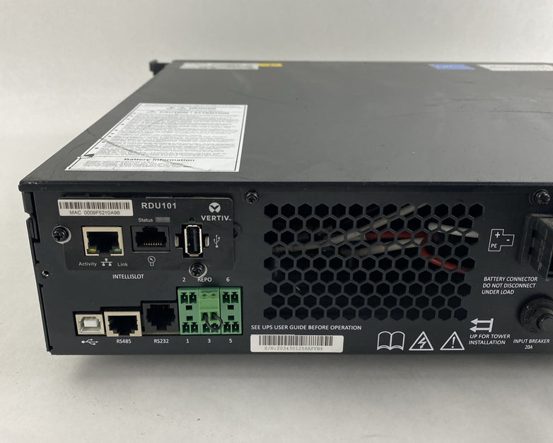 Vertiv GXT5-2000LVRT2UXL Liebert AC Power System 2000VA UPS Tested No Batteries