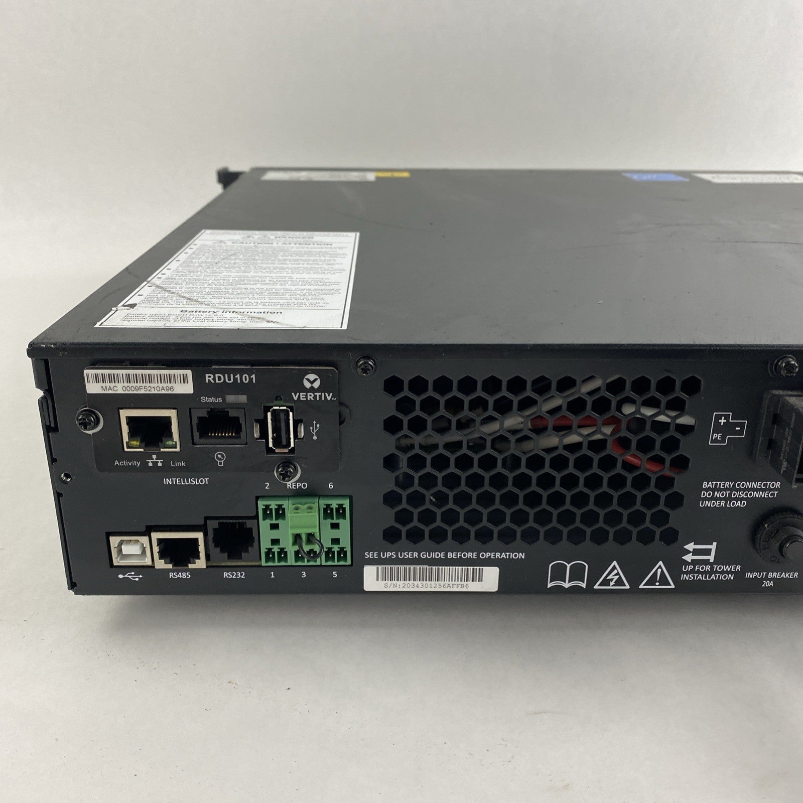 Vertiv GXT5-2000LVRT2UXL Liebert AC Power System 2000VA UPS Tested No Batteries5