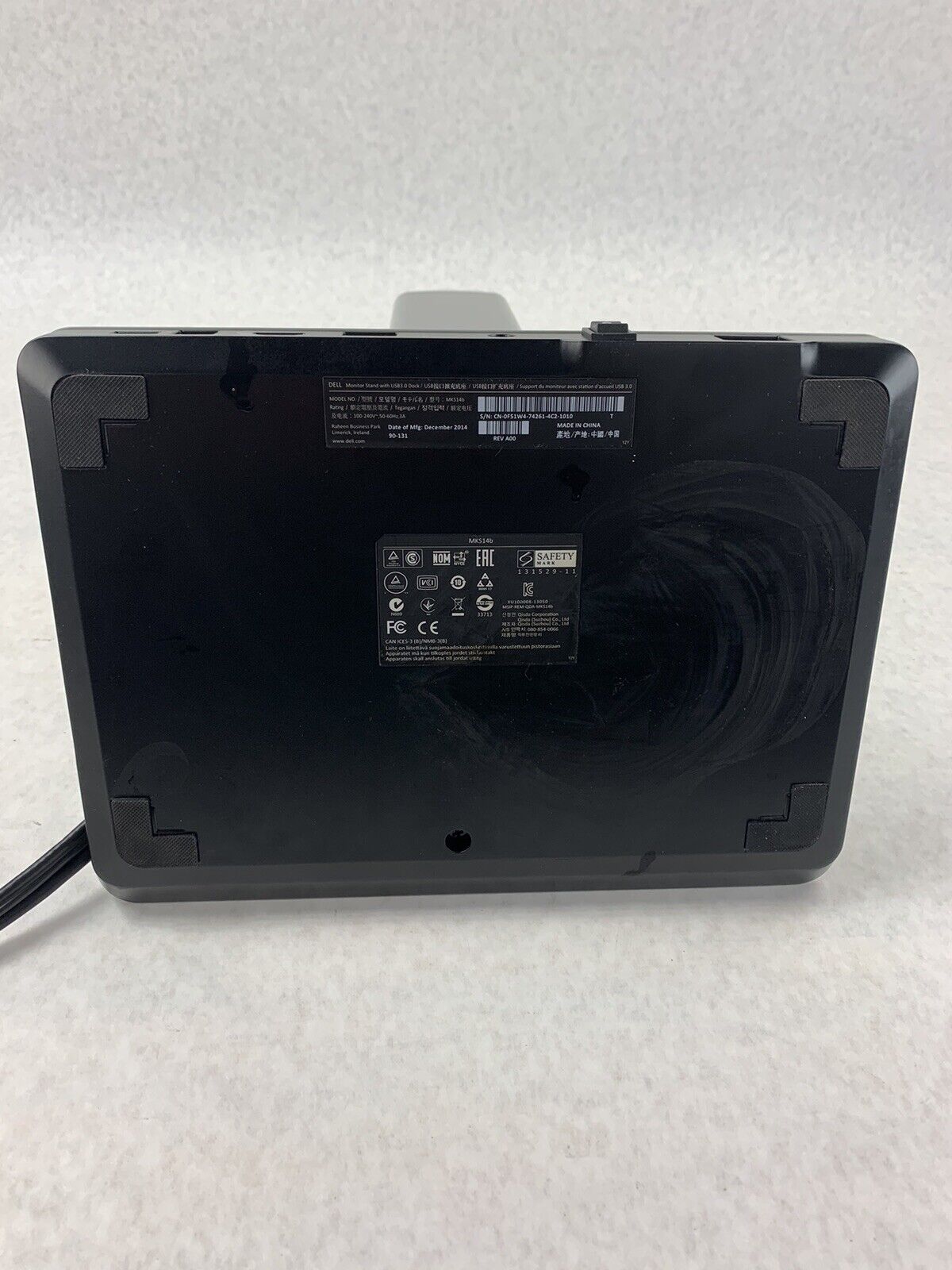 Dell OEM Universal Monitor Stand with USB 3.0 Dock - MKS14b F51W4