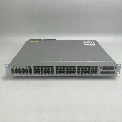 Cisco Catalyst WS-C3850-48U-S V06 48 Port Switch Tested w/C3850-NM-2-10G 2x PSUs