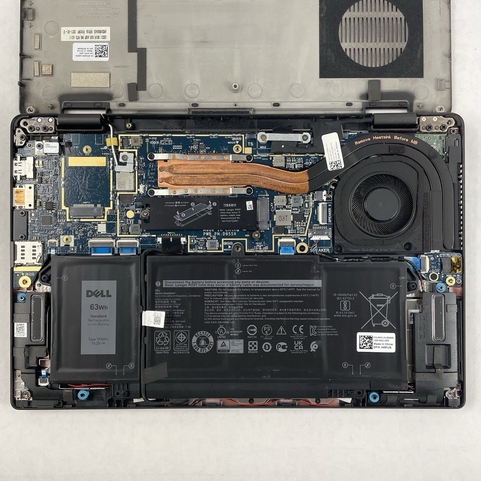 Dell Latitude 7320 13.3" i5-1145G7 2.60 GHz 16 GB RAM No SSD/OS/AC17