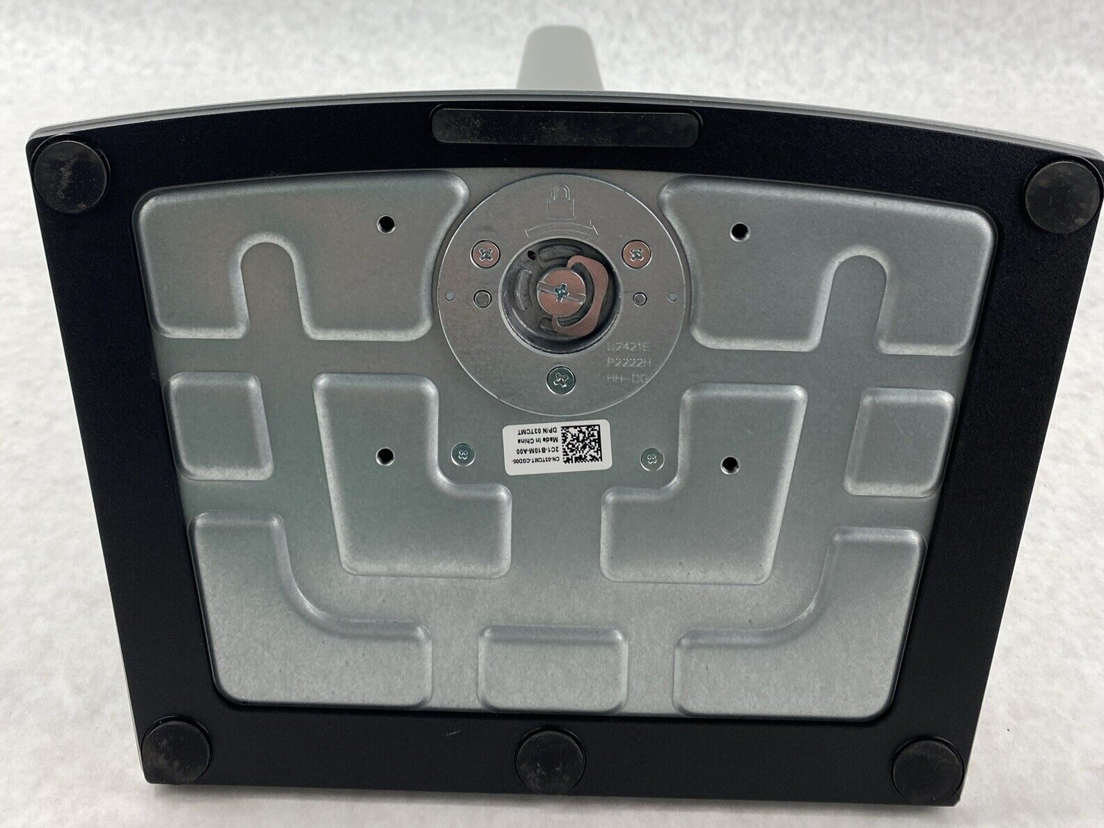 Dell 09WG7H Monitor Stand for P2222H Silver Swivel Rotate Genuine Original OEM