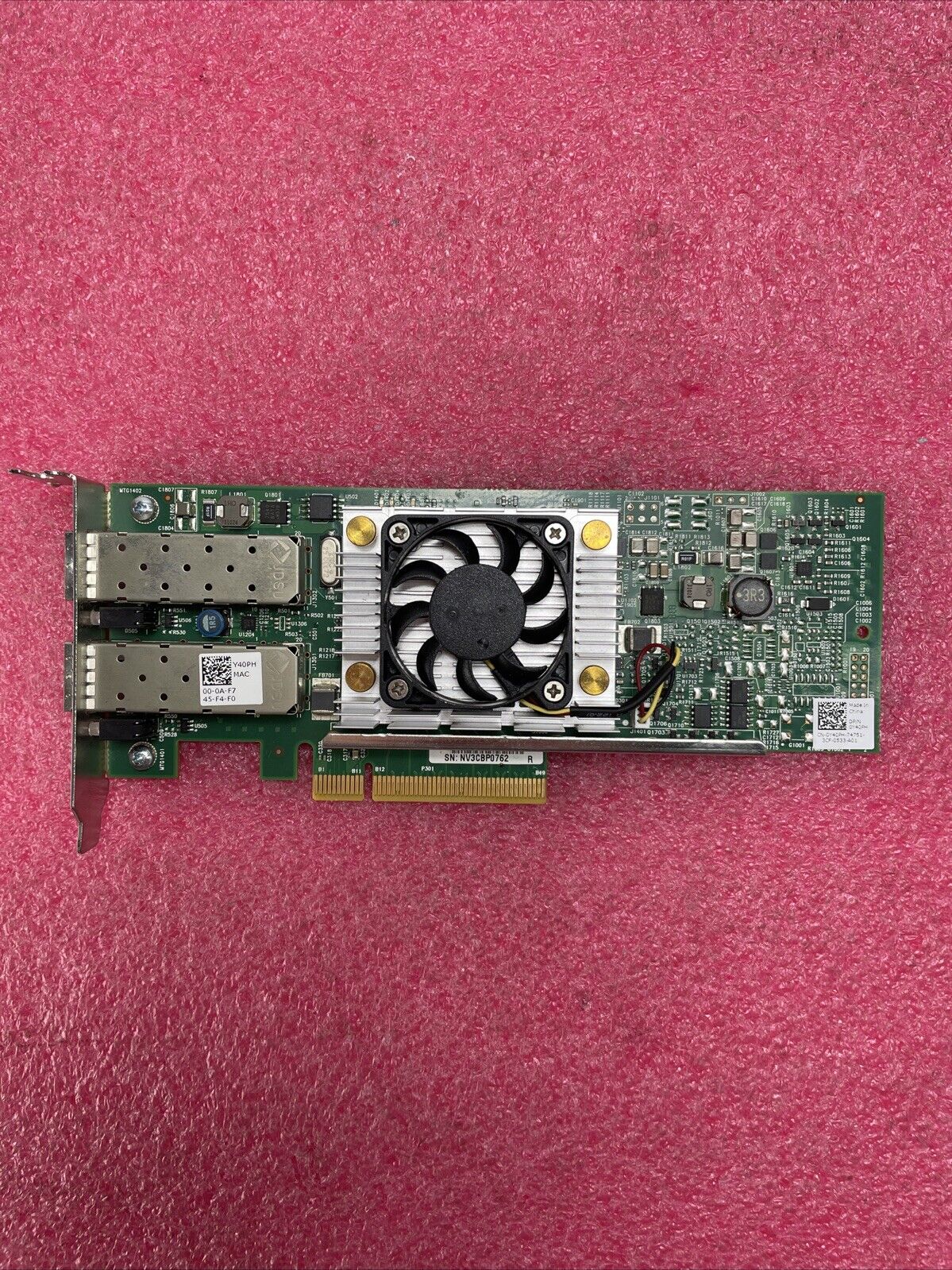 Dell Y40PH Broadcom 57810 10GB SFP+ DUAL PORT Adapter PCI-E Network Card