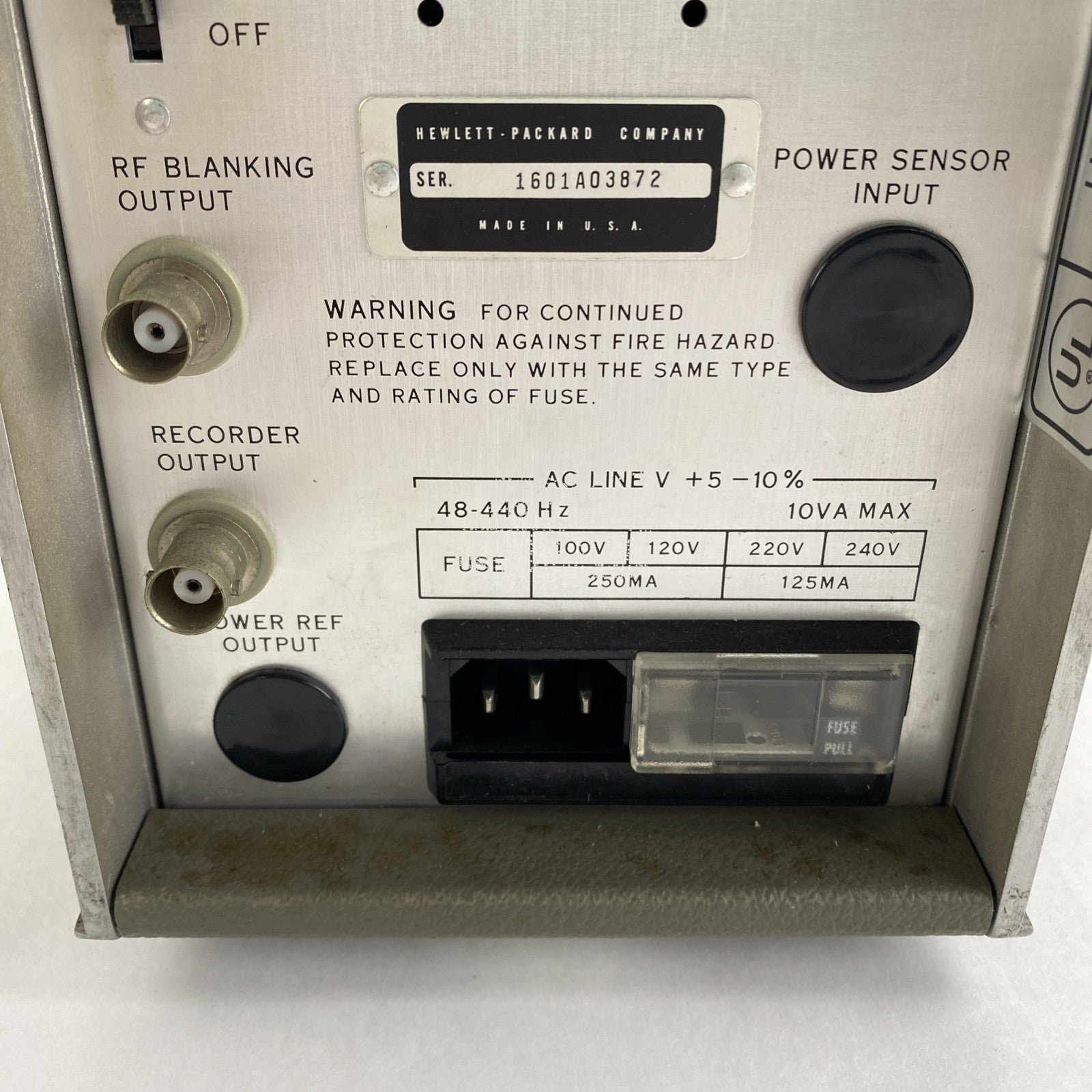 HP 435A Power Meter Power Tested8