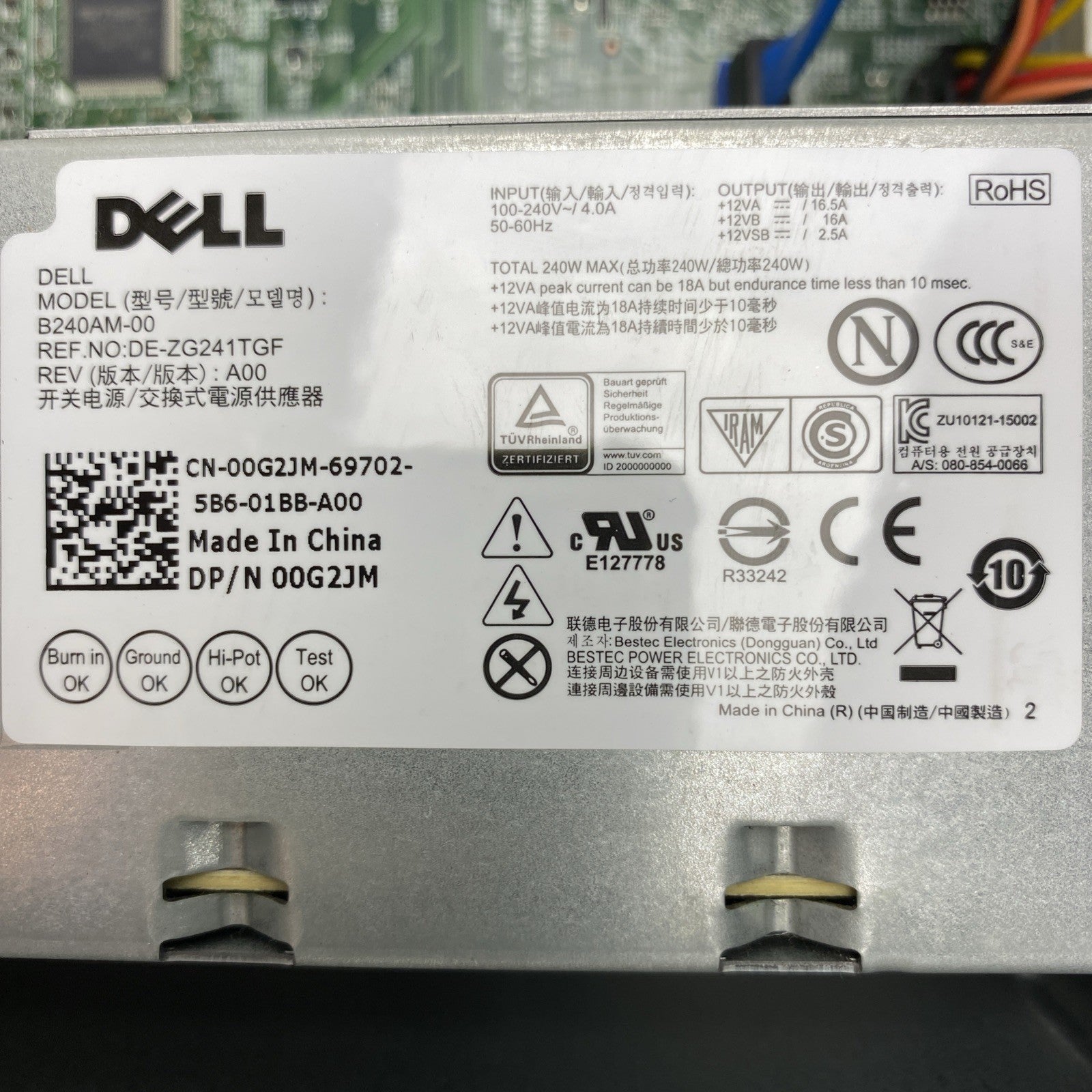 Dell OptiPlex 3040 MT Intel Core i5-6500 3.20GHz 1x8GB RAM DVDRW No HDD No OS