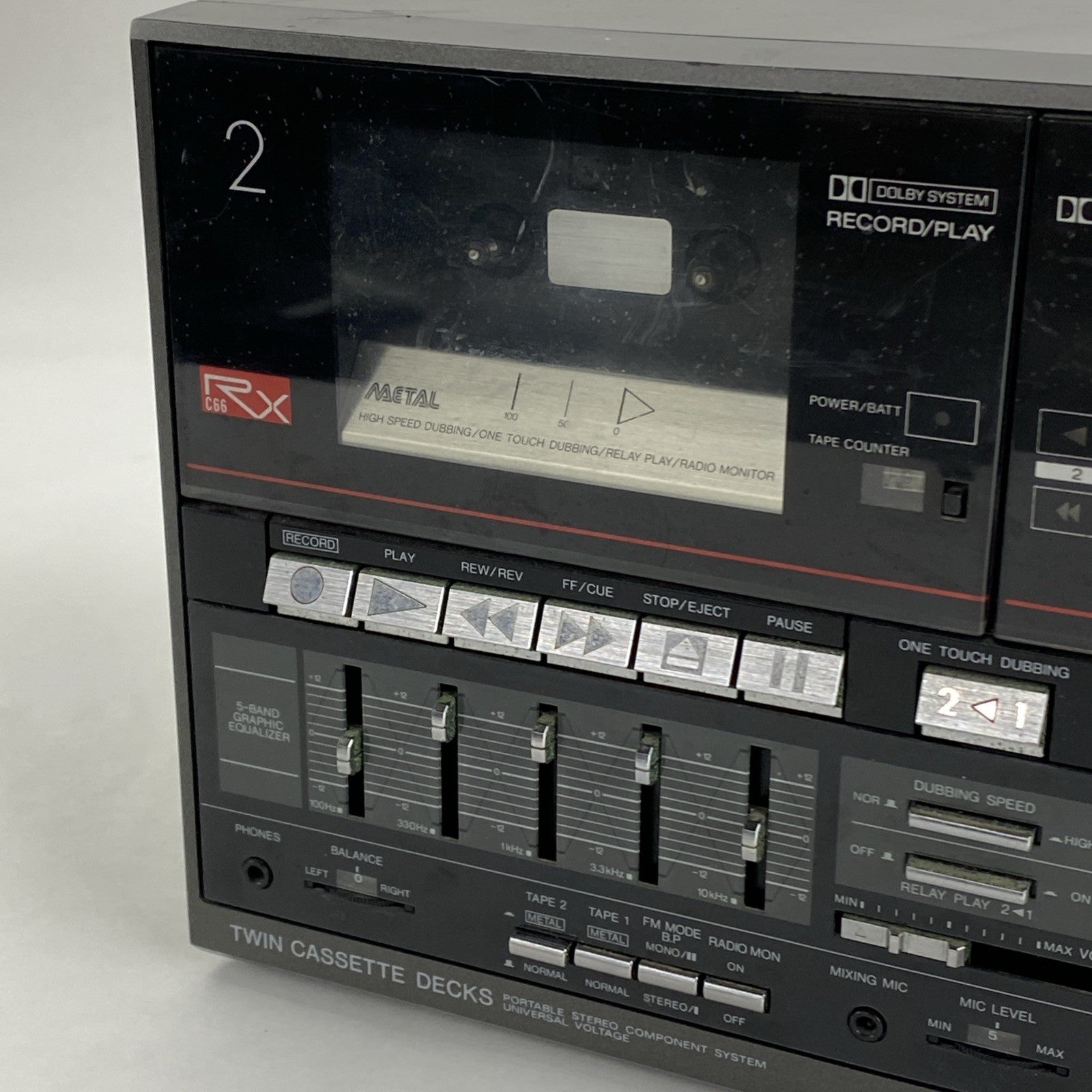 Panasonic RX-C66 Twin Cassette Decks8