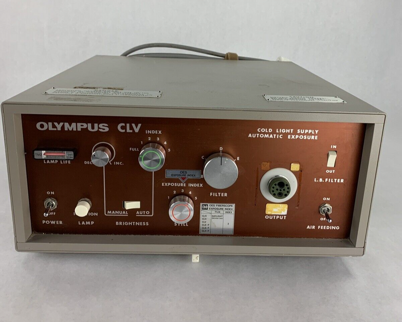 Olympus CLV Cold Light Source Supply 6A 120V 60Hz Power Tested