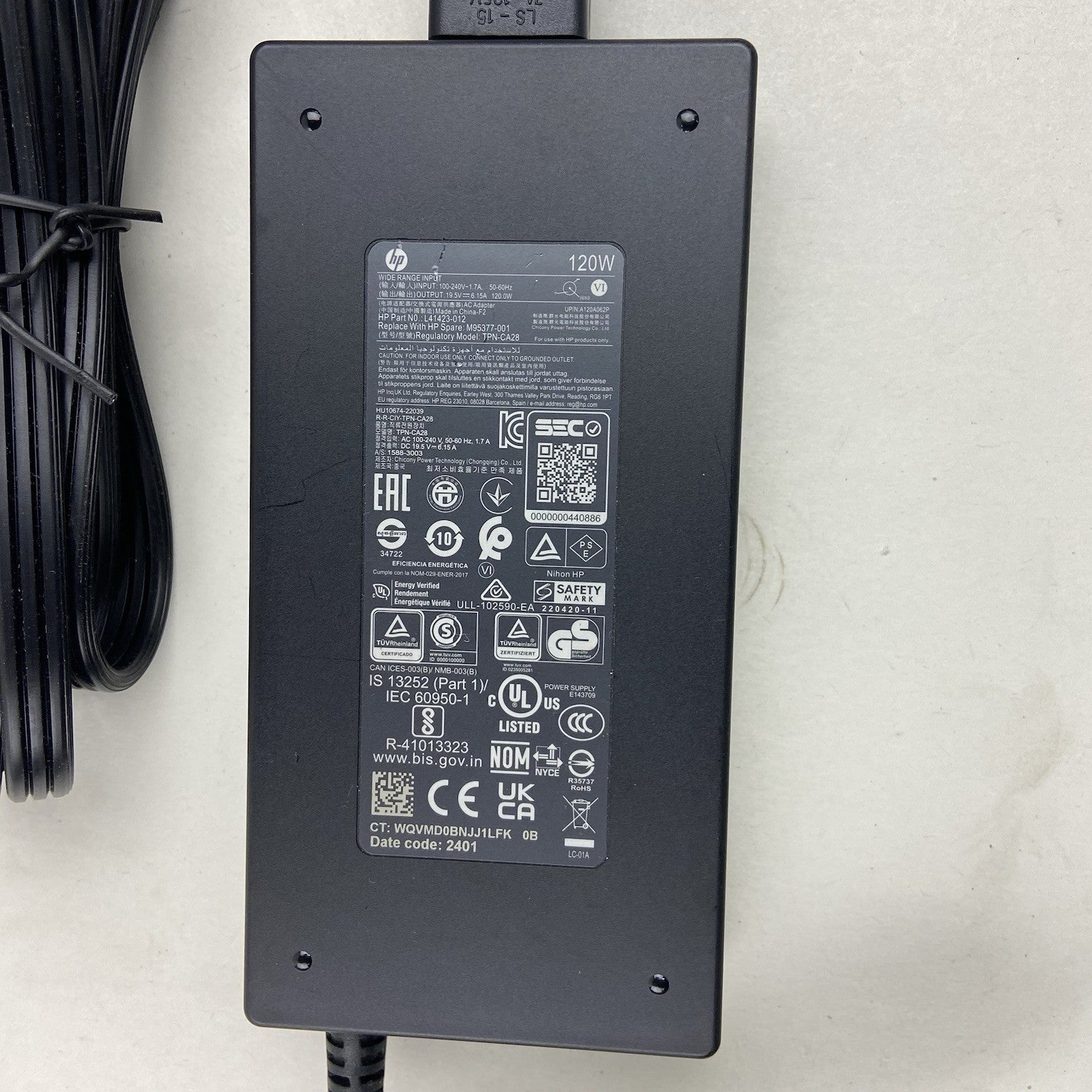 HP 120W Blue Tip AC Adapter 19.5V 6.15A TPN-CA28 TPN-DA19 - lot of 83