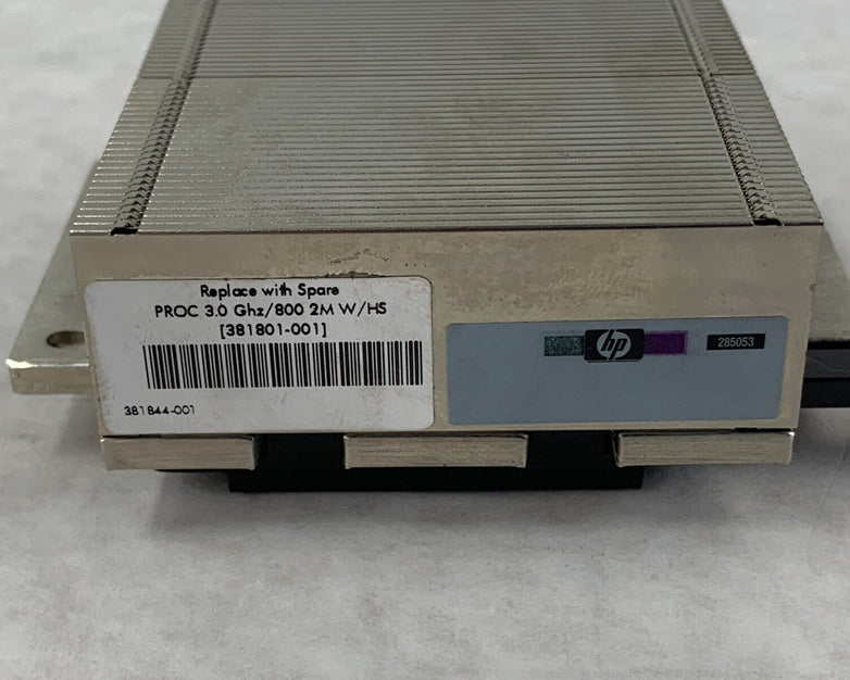 HP 381801-001 XEON 3.00GHZ 800 2MB Processor Kit with Heatsink (Lot of 2)