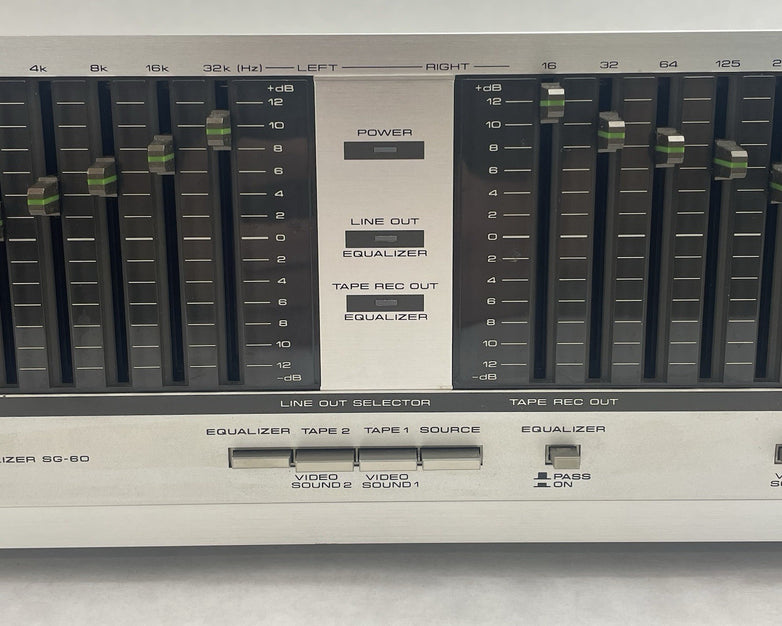 Pioneer Sg-60 Stereo Graphic Equalizer Tested