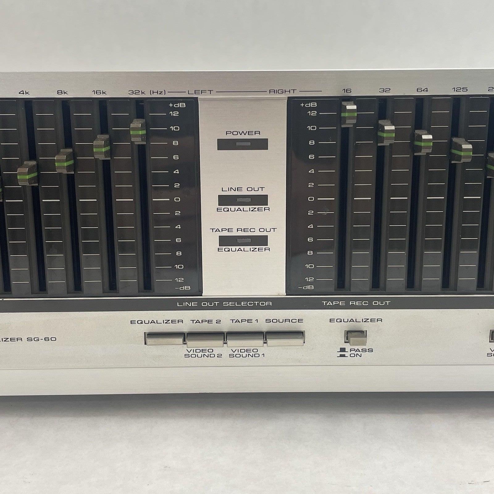 Pioneer Sg-60 Stereo Graphic Equalizer Tested4