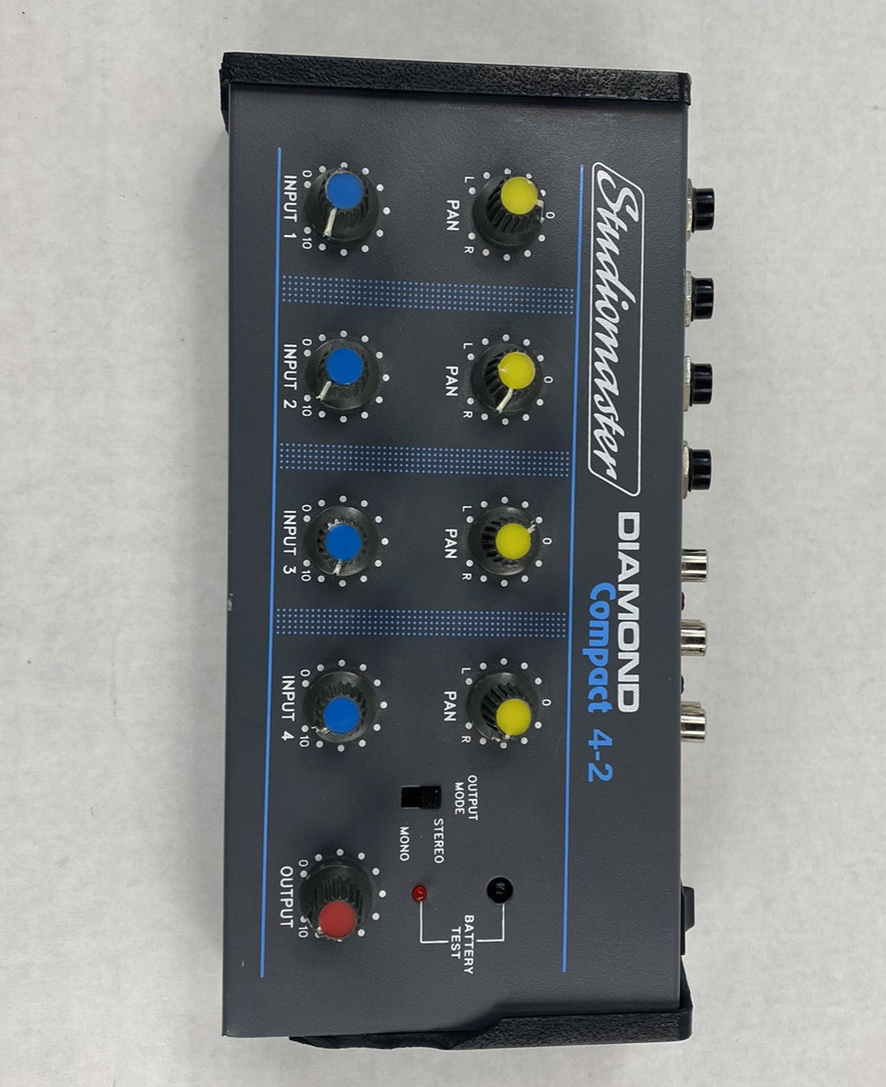Studiomaster Diamond Compact 4-2 Audio Mixer - Parts or Repair