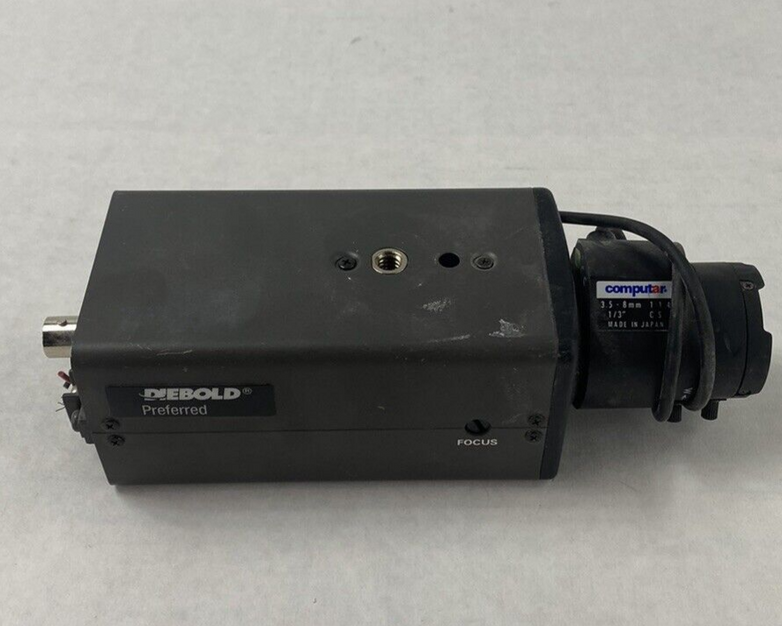 Diebold Preferred CCR-224A Color Camera w/ 3.5-8mm 1/3" Lens For Parts or Repair