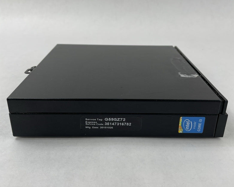 Dell Optiplex 9020M Micro i3-4160T 3.10 GHz 8 GB RAM No SSD/OS/AC - Residue