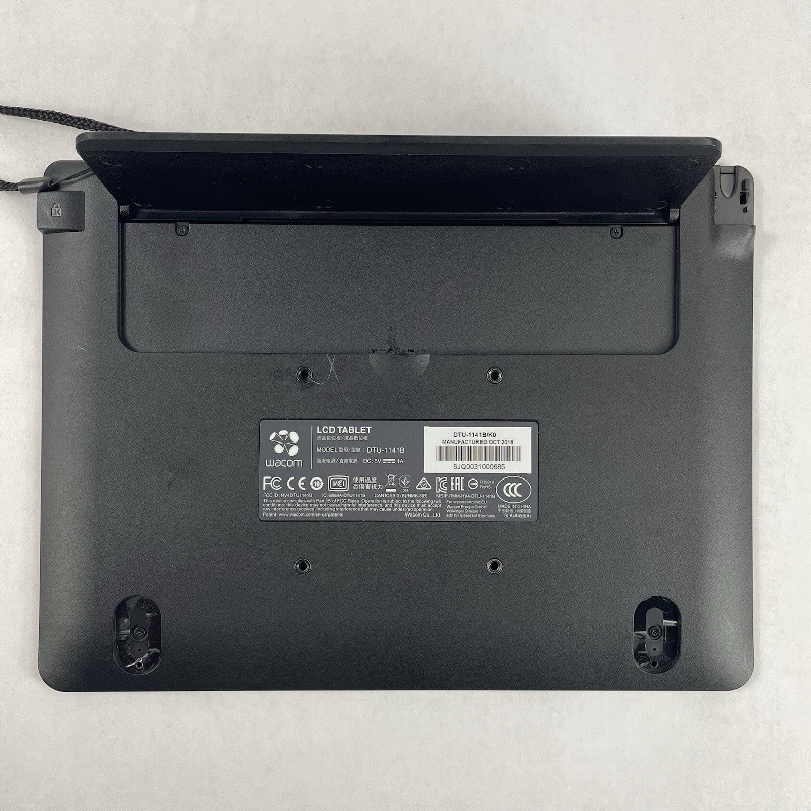 Wacom DTU-1141B 10.1" FHD Drawing Tablet - Scratched/No Power Cord & Cord Cover7