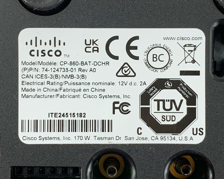 Cisco CP-860-BAT-DCHR 2-Port Charging Dock