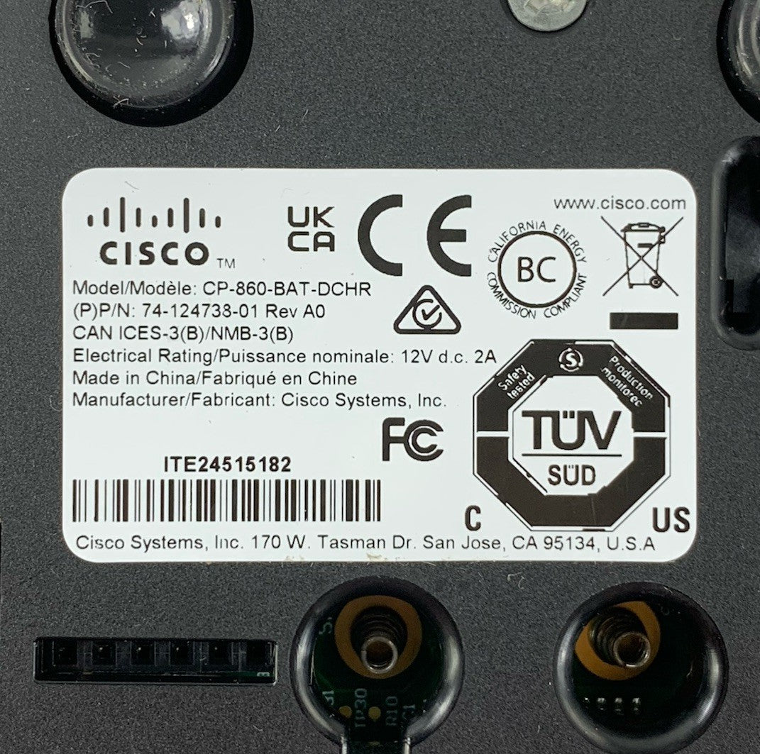 Cisco CP-860-BAT-DCHR 2-Port Charging Dock7