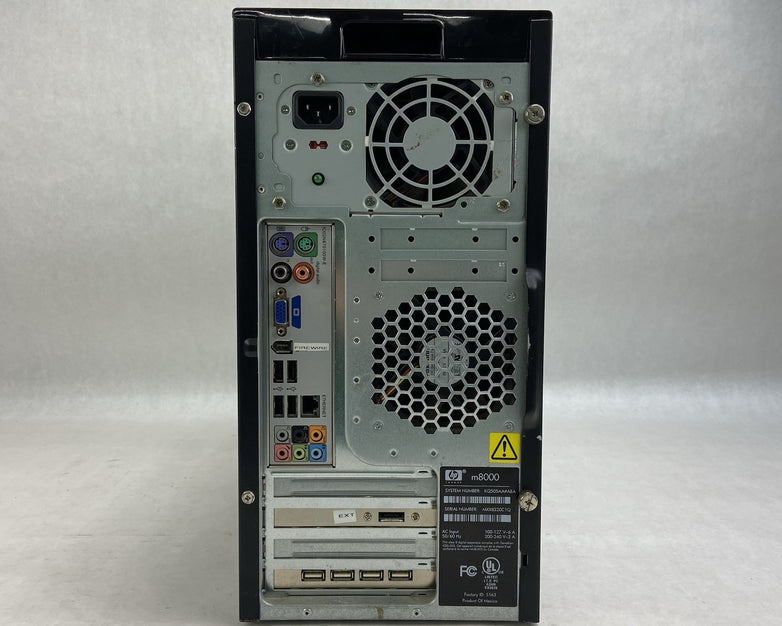 HP Media Centre M18517C MT Intel Core 2 Quad Q6600 2.4GHz 5GB RAM No HDD/OS