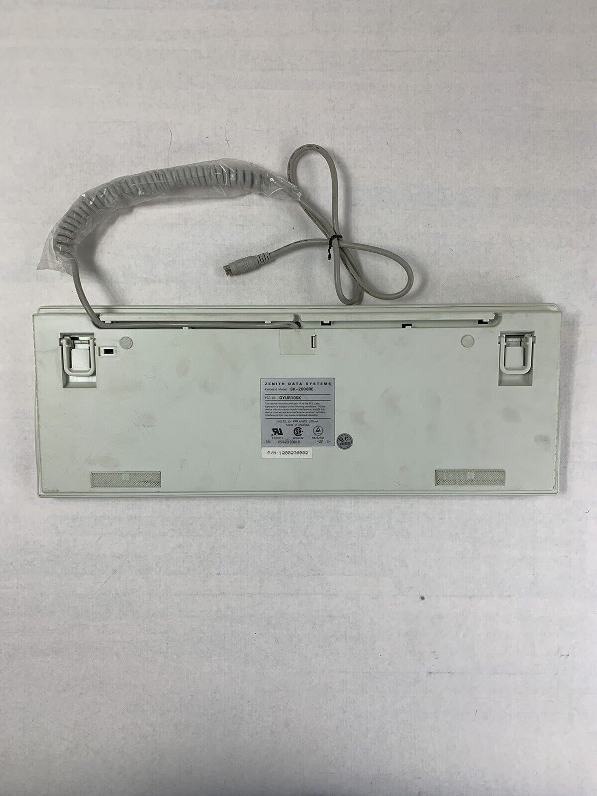 Zenith Data Systems SK-2000RE Keyboard French PS/2