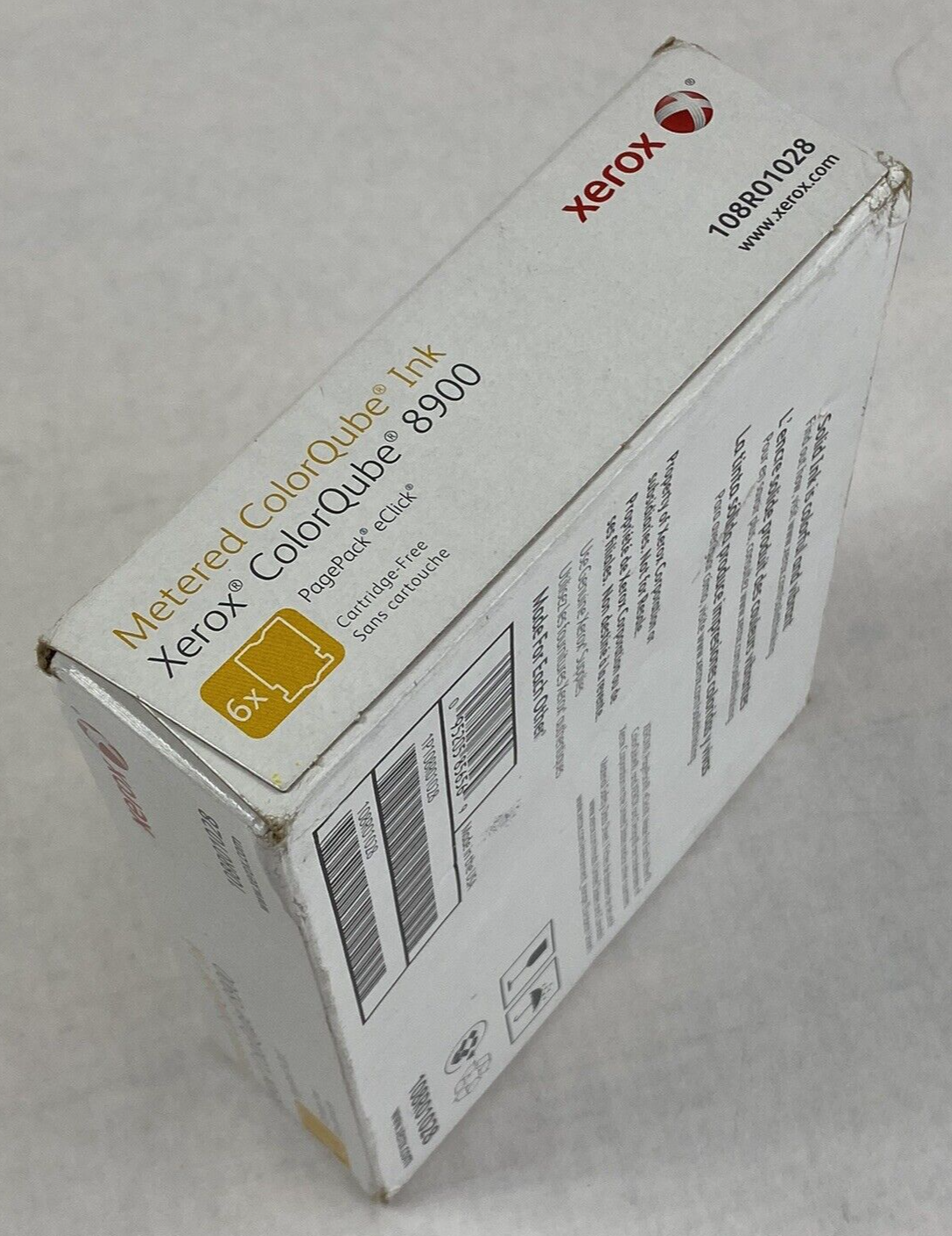 Xerox ColorQube 8900 108R01028 Yellow Metered ColorQube Ink 6 Cartridges New