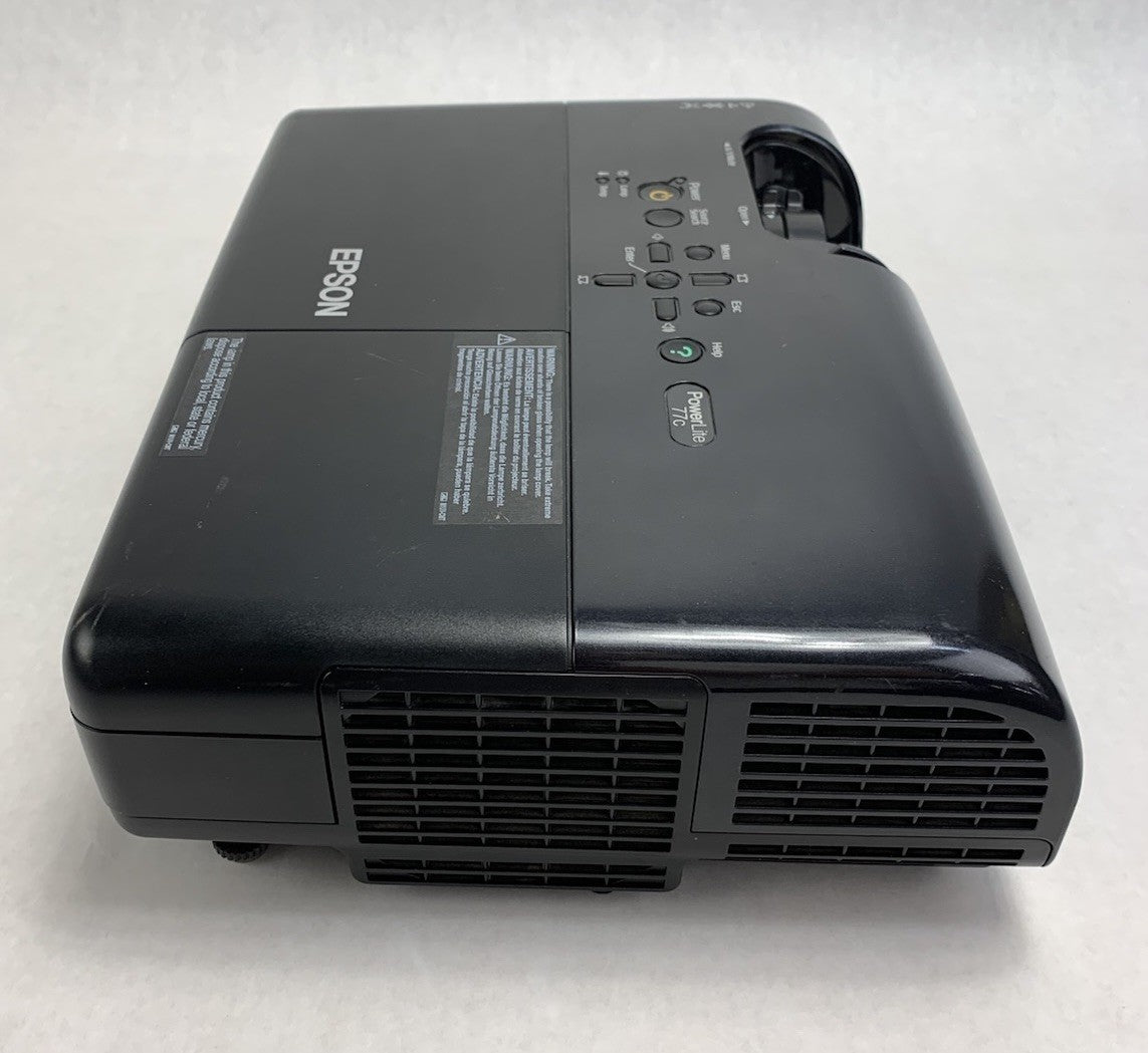 Epson EMP-X5 PowerLite 77c LCD Lamp Projector 1187 Lamp Hours No Remote6