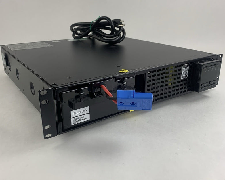 APC SMX1500RM2UC SmartUPS LCD 1500va Tested w/ rack ears No Batteries/Faceplate