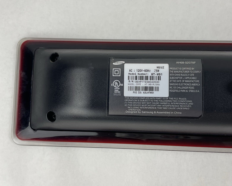 Samsung HT-WS1 Soundbar Tested Working