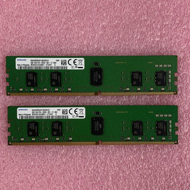 Samsung M393A1K43BB1-CTD6Y 8 GB 1x8GB DDR4-2666 Computer Memory Ram Lot of 2x