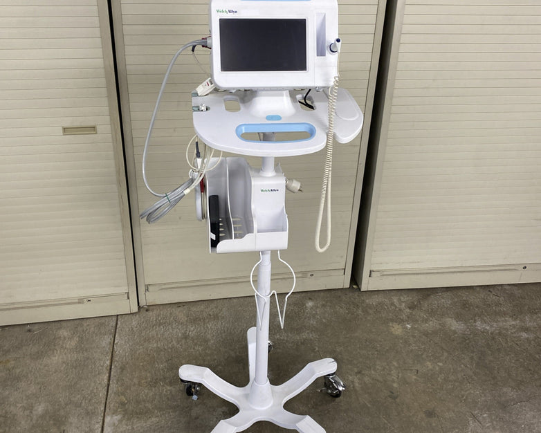 Welch Allyn 6000 Series Vital Sign Monitor 63MTXX w/ Mobile Stand 4800-60