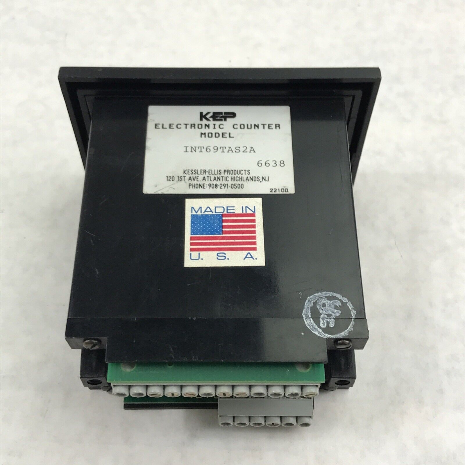 KEP INT69TAS2A Intellect-69 Ratemeter Totalizer 100 VAC 12-24VDC Square Law