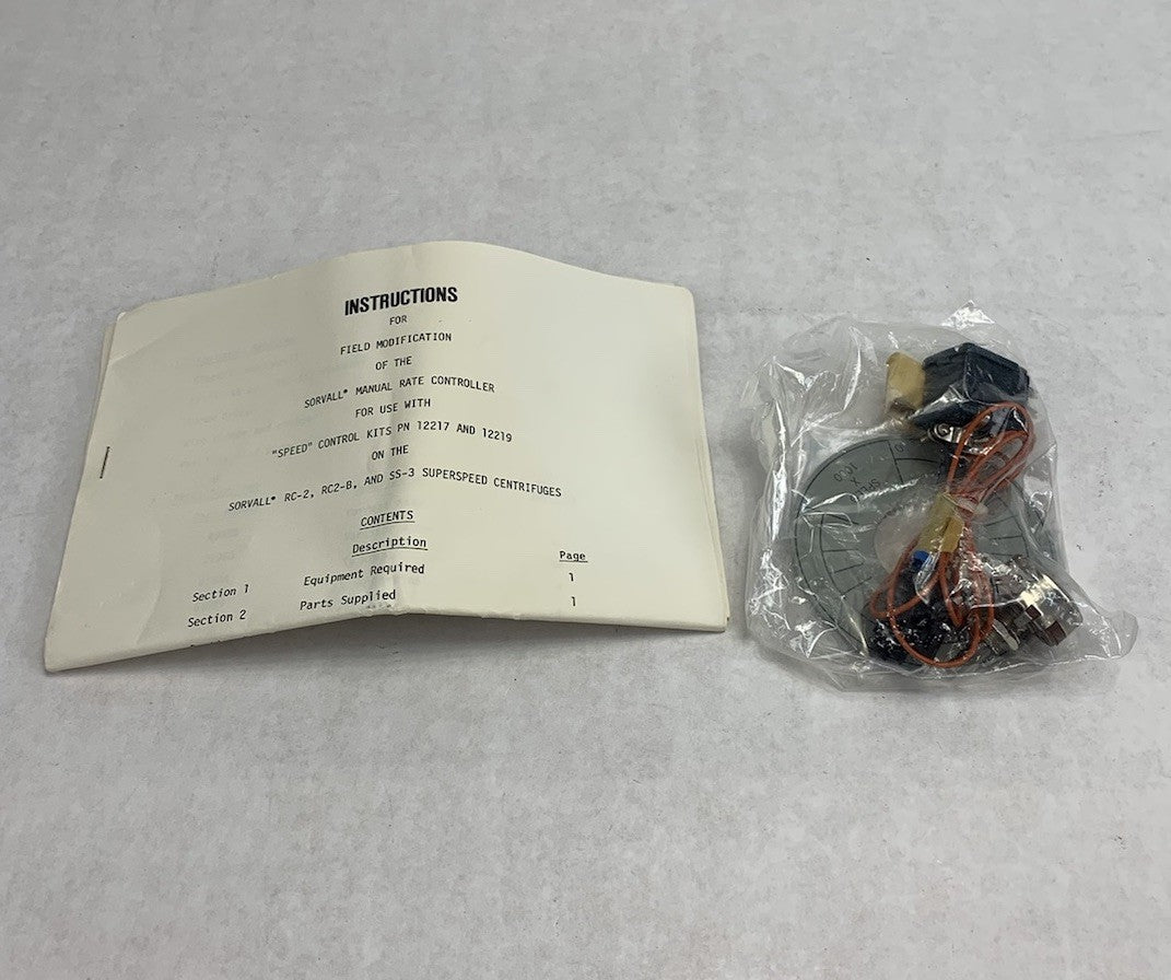 AB Sorvall Speed Control for RC-2 RC2-B SS-3 Centrifuge