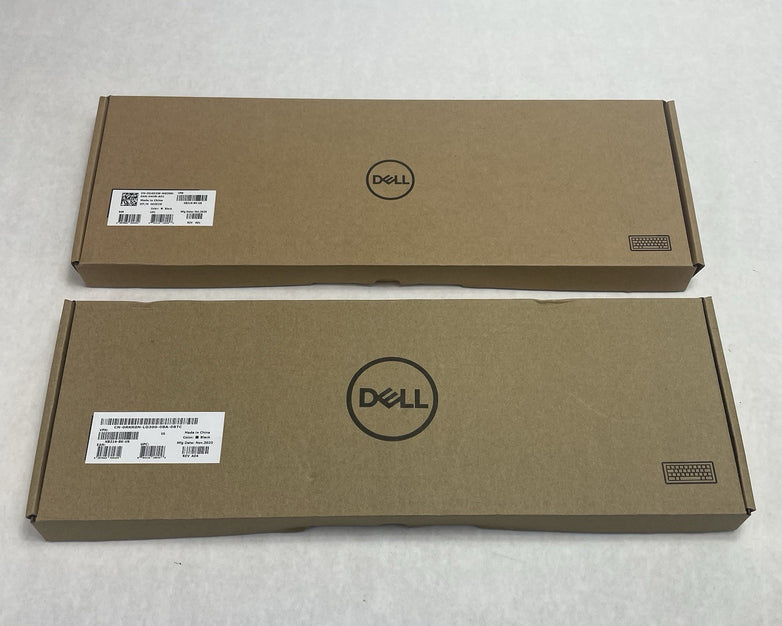 Dell OEM Wired USB Black Keyboard 0G4D2W 0RKR0N Mixed Lot of 10