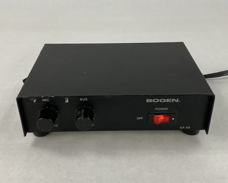 Bogen GA-6A Amplifier 120V 6-Watt General Purpose Power Tested