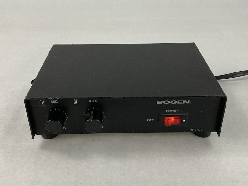 Bogen GA-6A Amplifier 120V 6-Watt General Purpose Power Tested