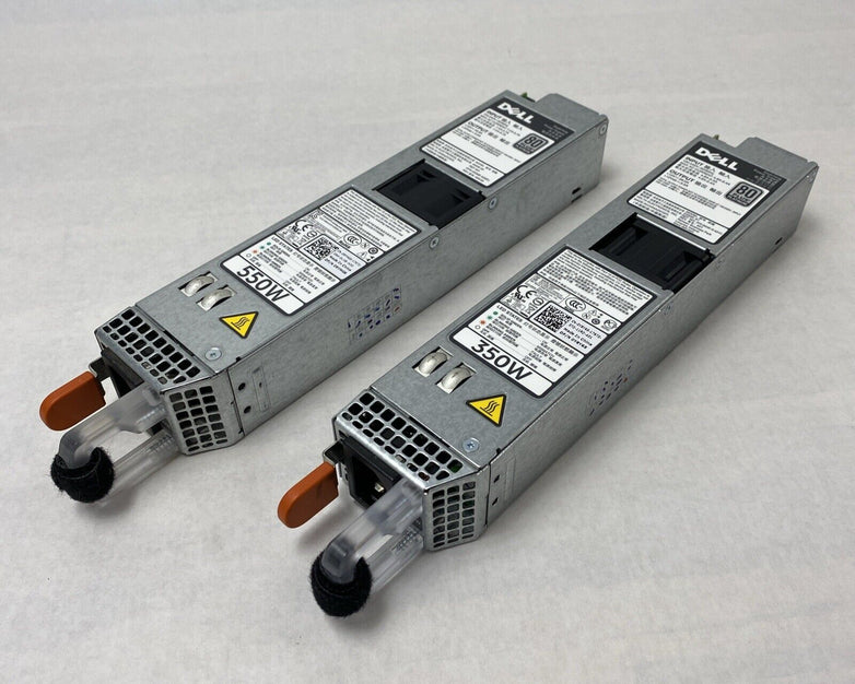 Lot of 2 Dell Y8Y65 350W 80 Plus Platinum D35OE-S1 Server Power Supply