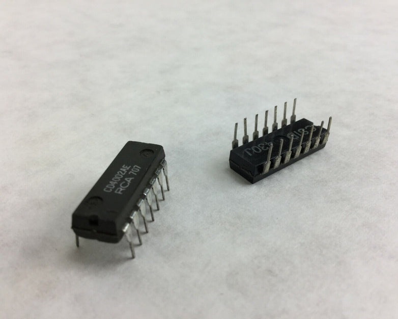 Genuine RCA CD4002AE Integrated Circuit  14 Pin Dip  Lot of 10