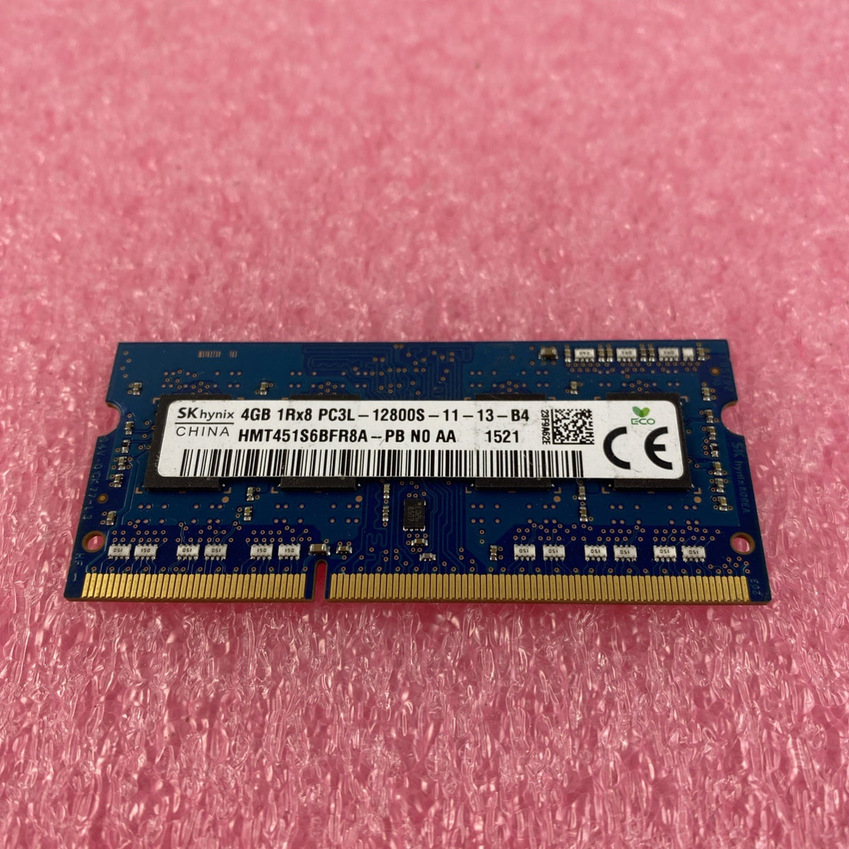 SK Hynix 4GB DDR3L PC3L-12800S Laptop Memory Ram HMT451S6BFR8A-PB - Lot of 51